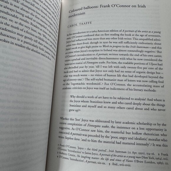 Frank O'Connor Critical Essays 2007 Edited by Hilary Lennon HC Four Courts Press - Picture 14 of 16